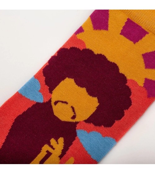 Trippy Guitars - Socks Sock affairs - Music collection funny crazy cute cool best pop socks for women men