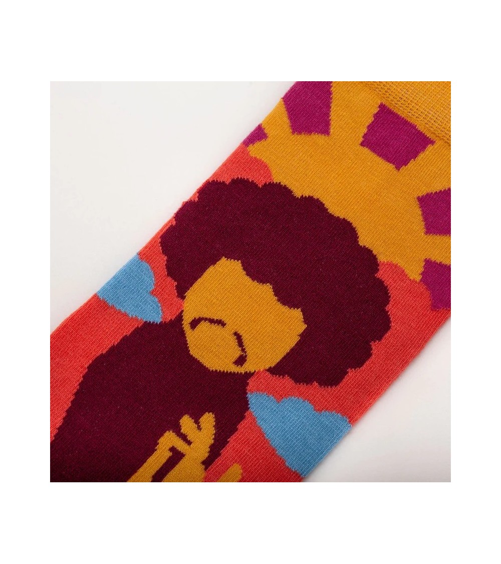 Trippy Guitars - Socks Sock affairs - Music collection funny crazy cute cool best pop socks for women men