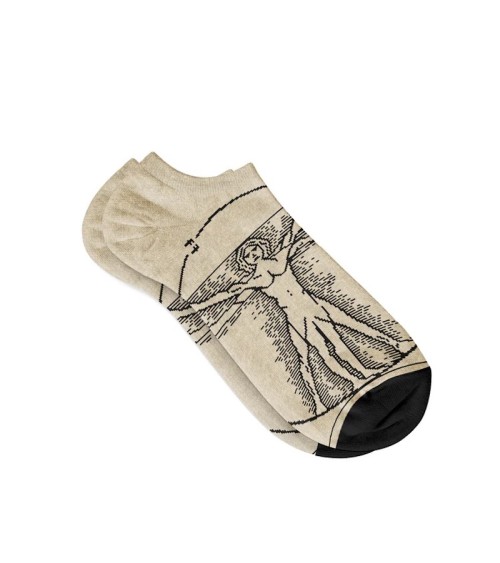 Chaussettes basses - Homme de Vitruve Curator Socks jolies chausset pour homme femme fantaisie drole originales