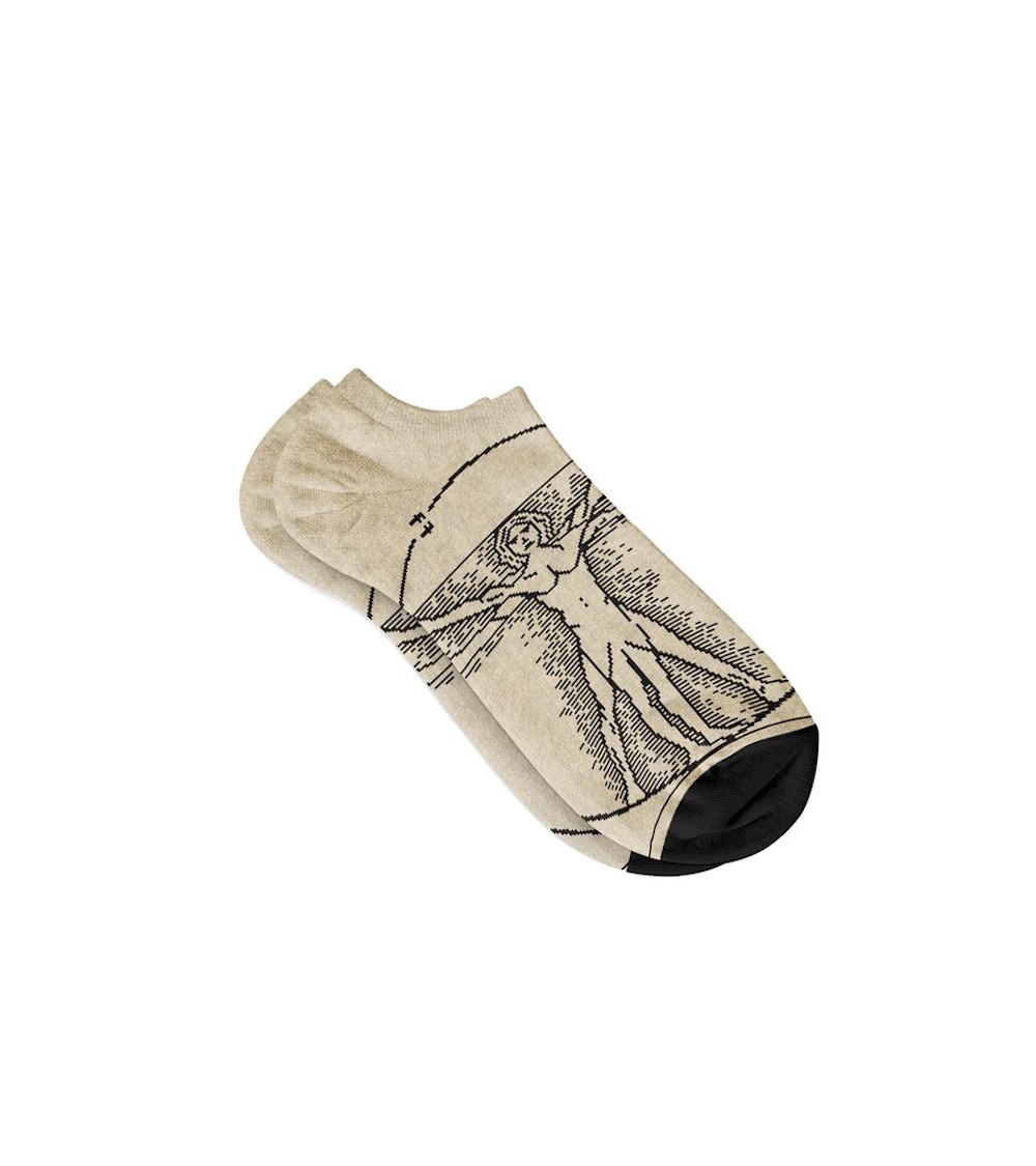 Calzini bassi - Uomo vitruviano Curator Socks calze da uomo per donna divertenti simpatici particolari