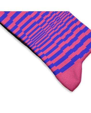 Op Art - Chaussettes originales Curator Socks jolies pour femme originales pour homme chausset rigolotes drole Suisse