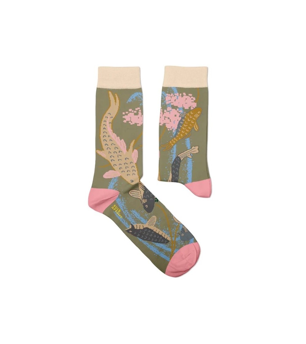 Socks - Carps Swimming Curator Socks funny crazy cute cool best pop socks for women men