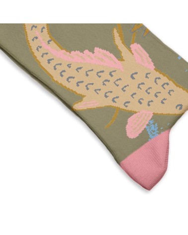Socken - Carps Swimming Curator Socks socke kuschelsocken für damen lustig herren farbige coole socken