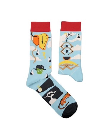 Surréalisme - Chaussettes fantaisie Curator Socks jolies chausset pour homme femme fantaisie drole originales