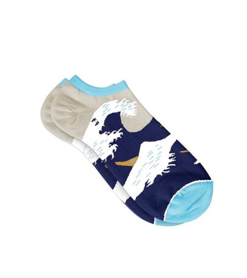 Sneaker Socken - Die große Welle vor Kanagawa Curator Socks Socke lustige Damen Herren farbige coole socken mit motiv kaufen