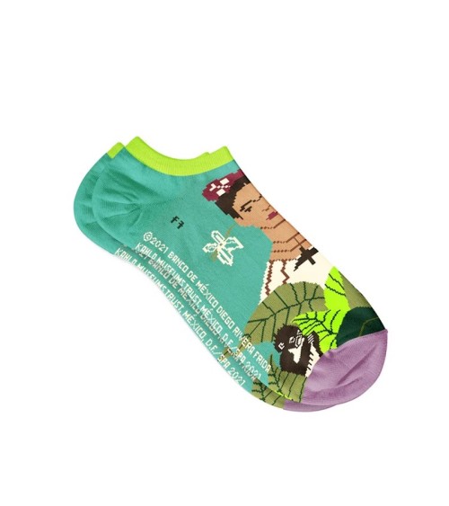 Kurze Socken - Frida Kahlo Selbstportait Curator Socks socke kuschelsocken für damen lustig herren farbige coole socken