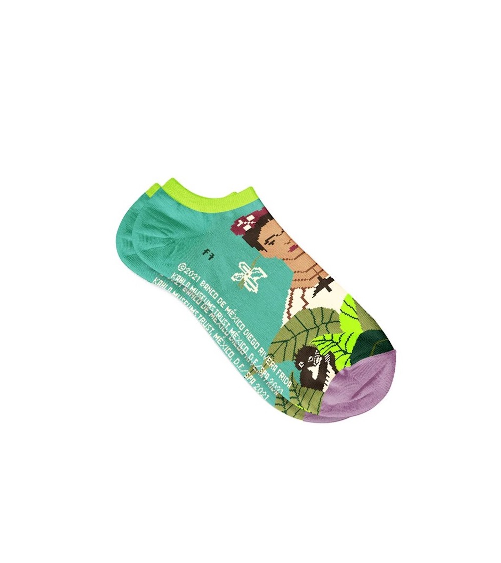 Kurze Socken - Frida Kahlo Selbstportait Curator Socks socke kuschelsocken für damen lustig herren farbige coole socken