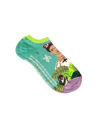 Kurze Socken - Frida Kahlo Selbstportait Curator Socks socke kuschelsocken für damen lustig herren farbige coole socken