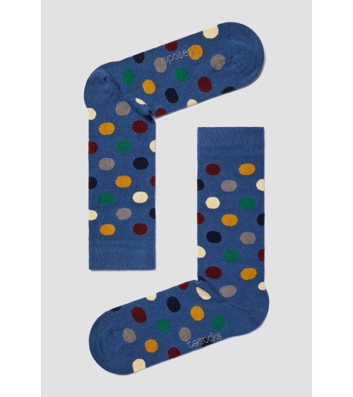 Socks BePolkadots - Blue Besocks funny crazy cute cool best pop socks for women men