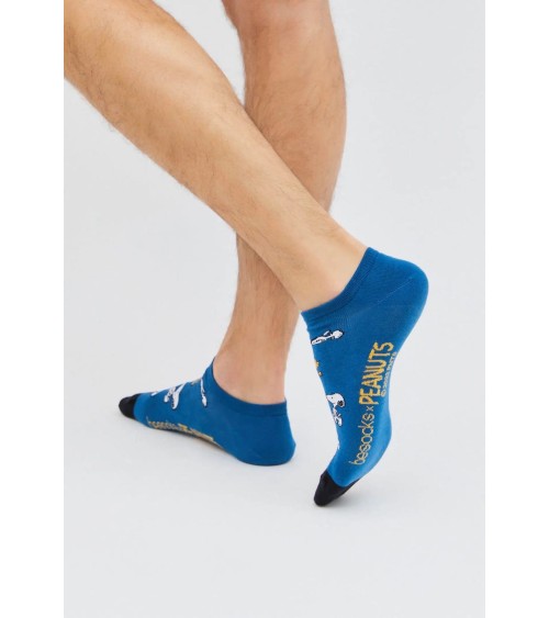 Ankle Socks - Be Snoopy - Blue Besocks funny crazy cute cool best pop socks for women men