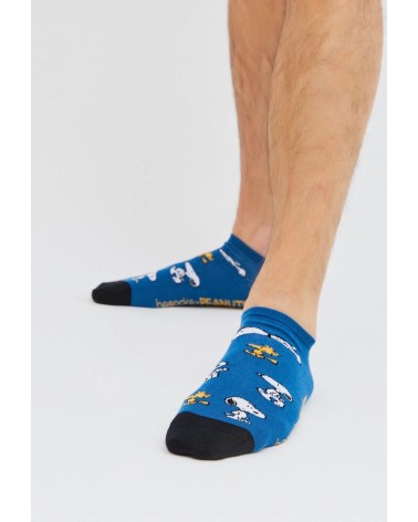 Ankle Socks - Be Snoopy - Blue Besocks funny crazy cute cool best pop socks for women men