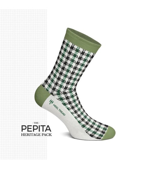 Calzini - Pepita Heritage Pack Heel Tread calze da uomo per donna divertenti simpatici particolari