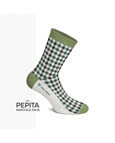 Socks - Pepita Heritage Pack Heel Tread funny crazy cute cool best pop socks for women men