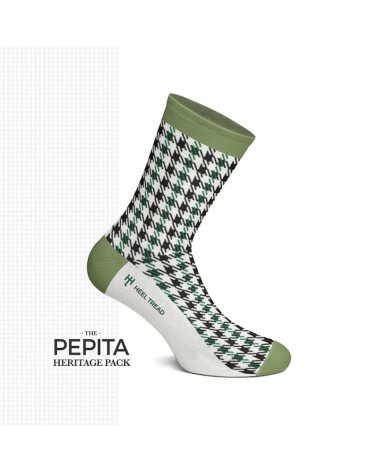 Calzini - Pepita Heritage Pack Heel Tread calze da uomo per donna divertenti simpatici particolari