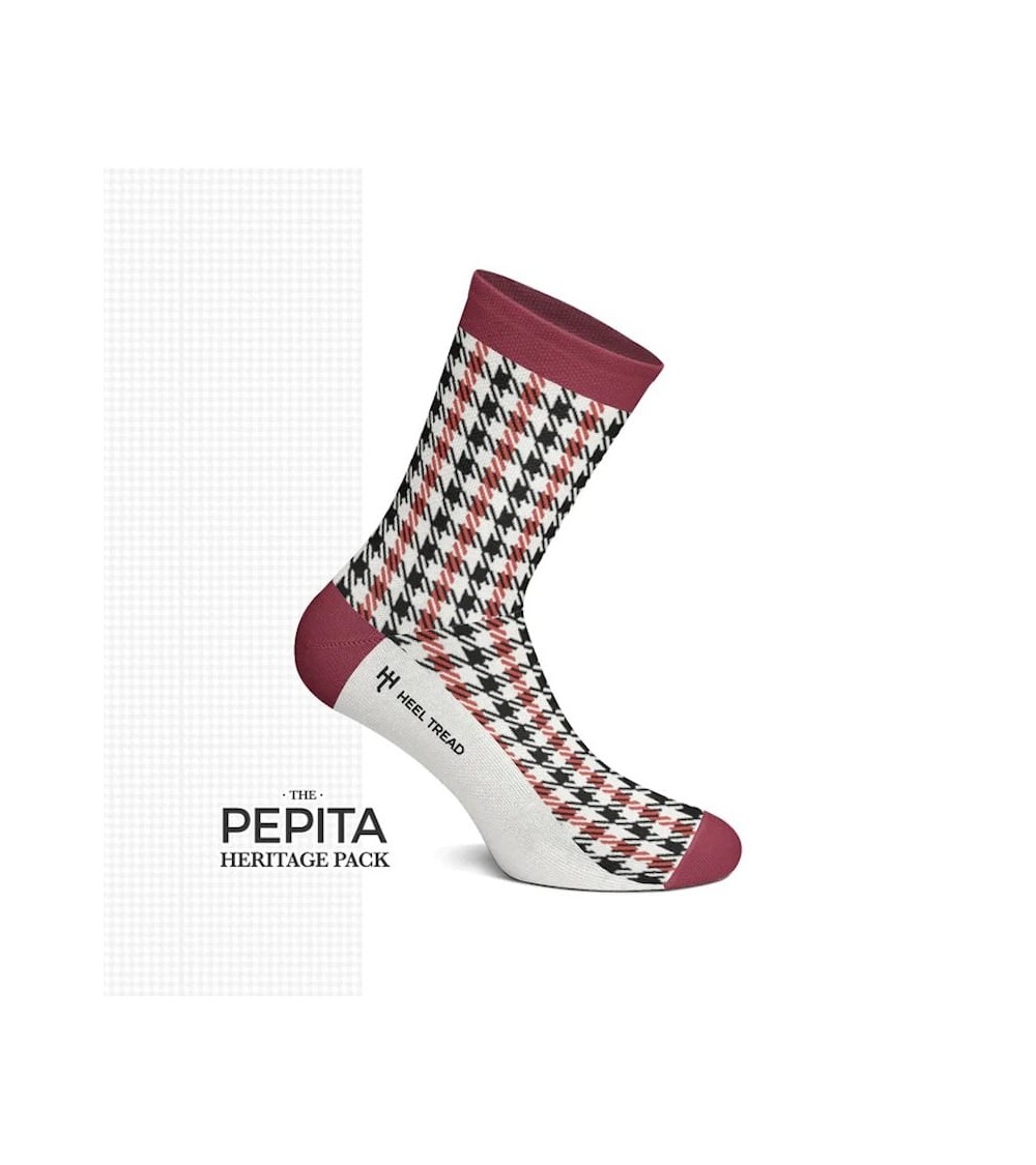 Calzini - Pepita Heritage Pack Heel Tread calze da uomo per donna divertenti simpatici particolari