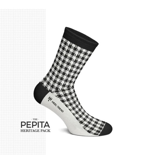 Calzini - Pepita Heritage Pack Heel Tread calze da uomo per donna divertenti simpatici particolari