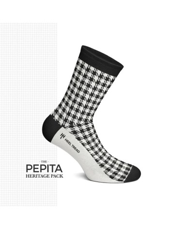 Chaussettes - Pepita Heritage Pack Heel Tread jolies chausset pour homme femme fantaisie drole originales