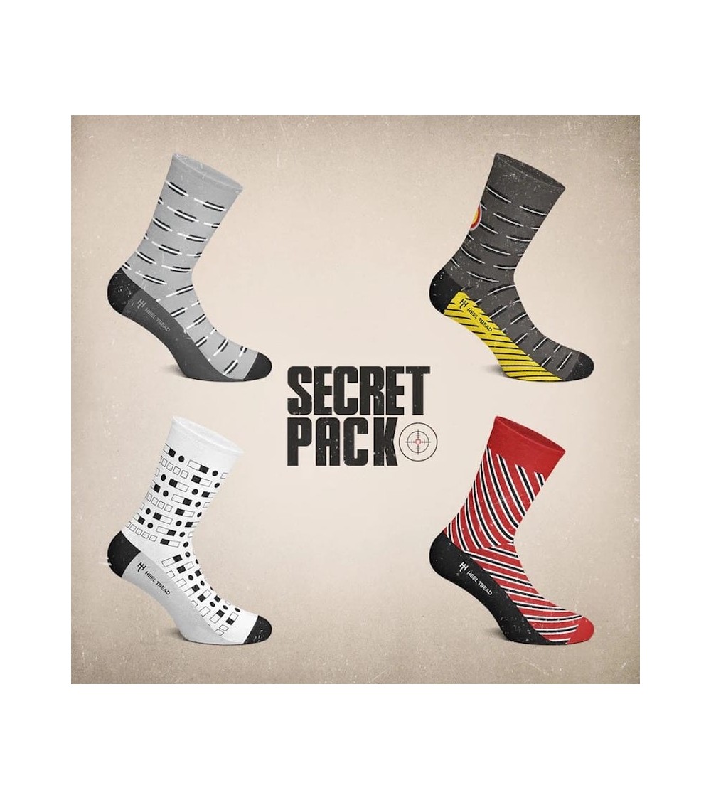 Chaussettes - Secret Pack Heel Tread jolies pour femme originales pour homme chausset rigolotes drole Suisse