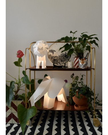 Lion - Animal Pencil pot & Flower pot Quail Ceramics pretty pen pot holder cutlery toothbrush makeup brush