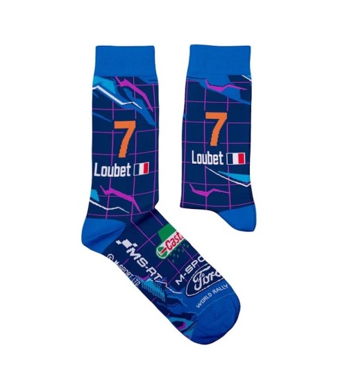 Calzini - 2023 Loubet M-Sport Heel Tread calze da uomo per donna divertenti simpatici particolari