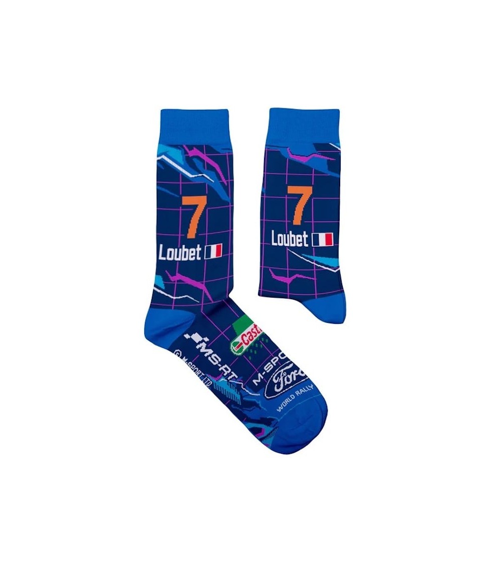 Calzini - 2023 Loubet M-Sport Heel Tread calze da uomo per donna divertenti simpatici particolari