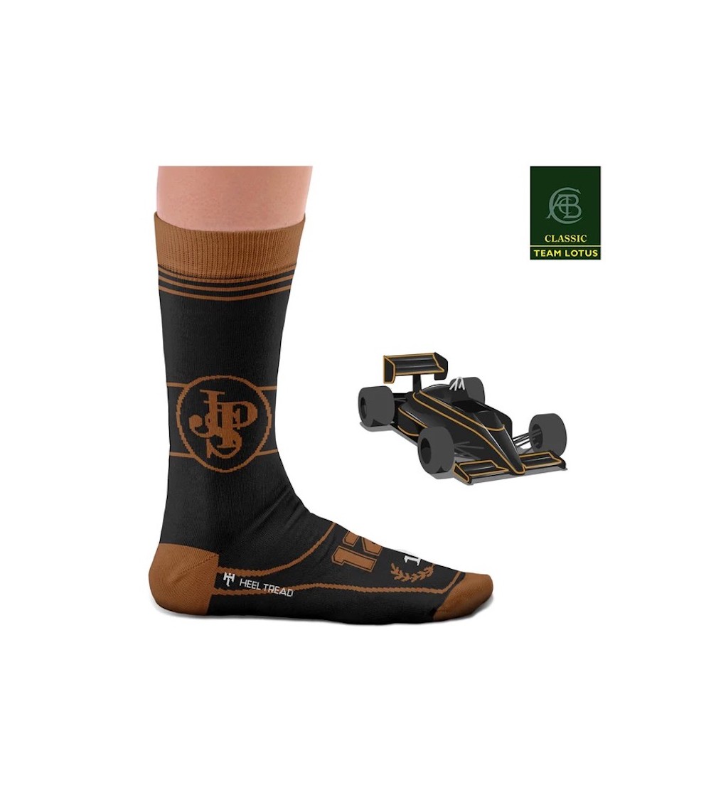 Calzini - Lotus 97T JPS Heel Tread calze da uomo per donna divertenti simpatici particolari