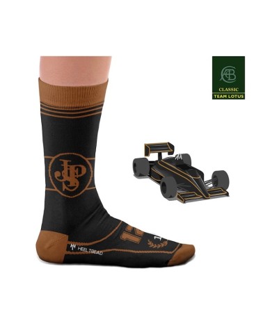 Chaussettes - Lotus 97T JPS Heel Tread jolies pour femme originales pour homme chausset rigolotes drole Suisse