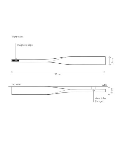 Twist Shelf Smoked Oak - Design wooden Wall shelf Lawa Design