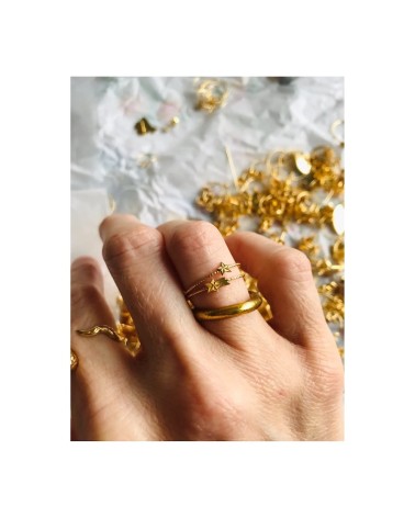 Sterne - Duo Goldene Ringe, Verstellbare Fingerring Adorabili Paris damen frau kinder spezielle kaufen