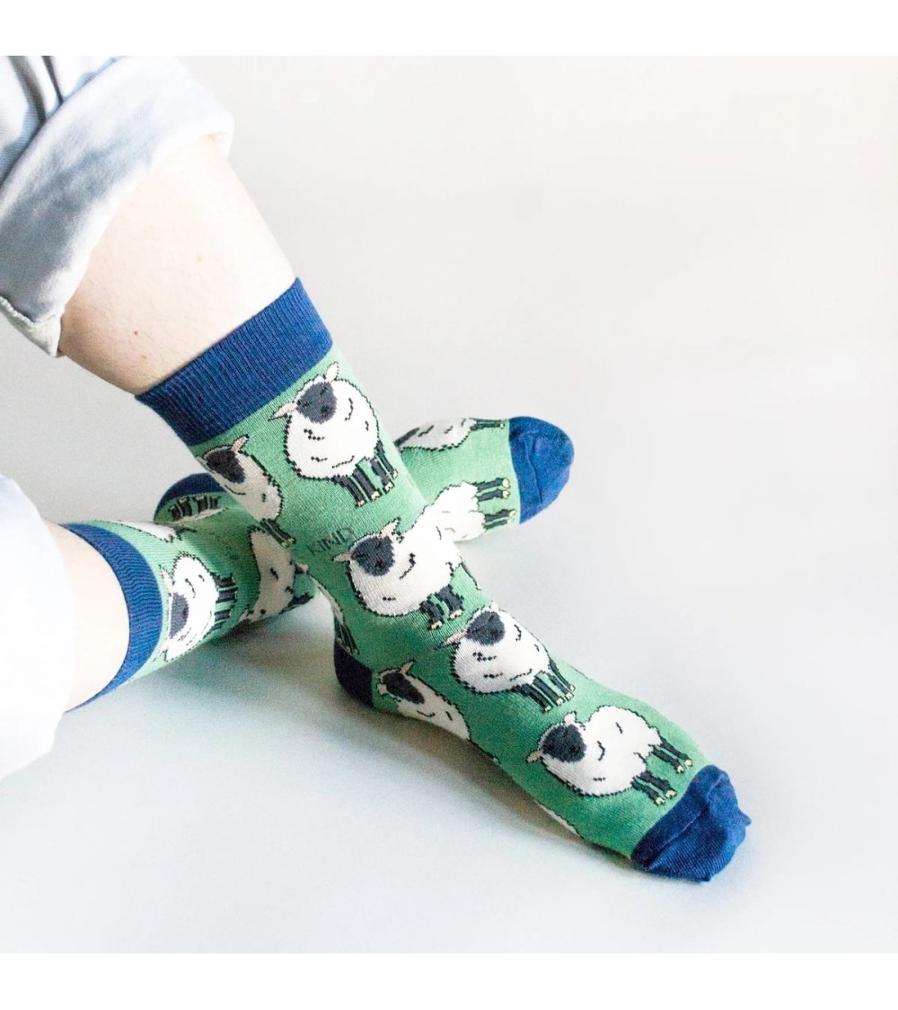 Save the Sheep - Bamboo Socks Bare Kind funny crazy cute cool best pop socks for women men