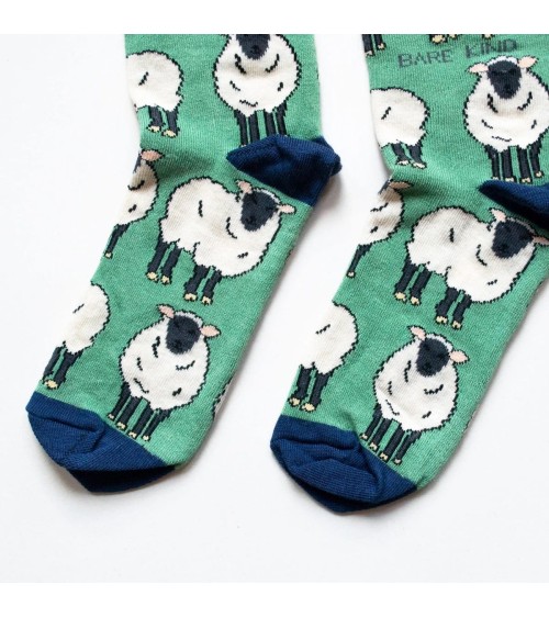 Save the Sheep - Bamboo Socks Bare Kind funny crazy cute cool best pop socks for women men