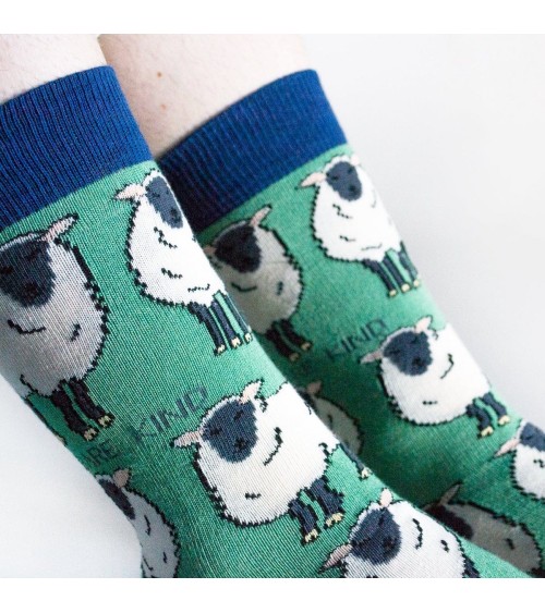 Save the Sheep - Bamboo Socks Bare Kind funny crazy cute cool best pop socks for women men