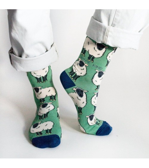 Save the Sheep - Bamboo Socks Bare Kind funny crazy cute cool best pop socks for women men