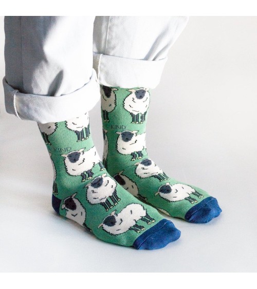 Save the Sheep - Bamboo Socks Bare Kind funny crazy cute cool best pop socks for women men