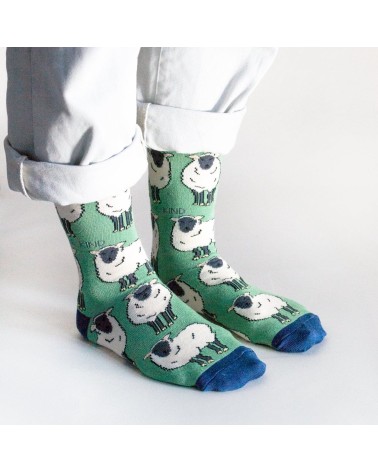 Save the Sheep - Bamboo Socks Bare Kind funny crazy cute cool best pop socks for women men