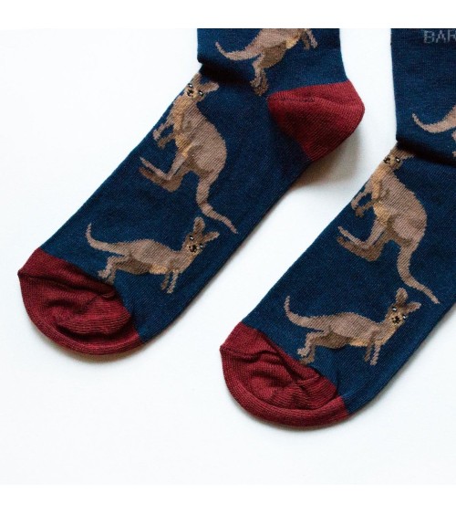 Salva i wallaby - Calzini di bambù Bare Kind calze da uomo per donna divertenti simpatici particolari