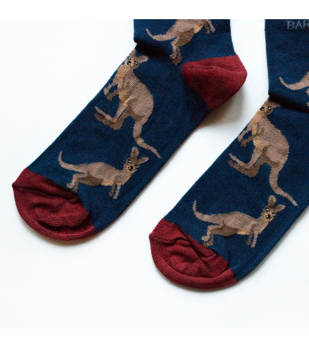 Rettet die Wallabys - Bambus Socken Bare Kind socke kuschelsocken für damen lustig herren farbige coole socken