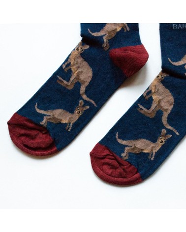 Salva i wallaby - Calzini di bambù Bare Kind calze da uomo per donna divertenti simpatici particolari