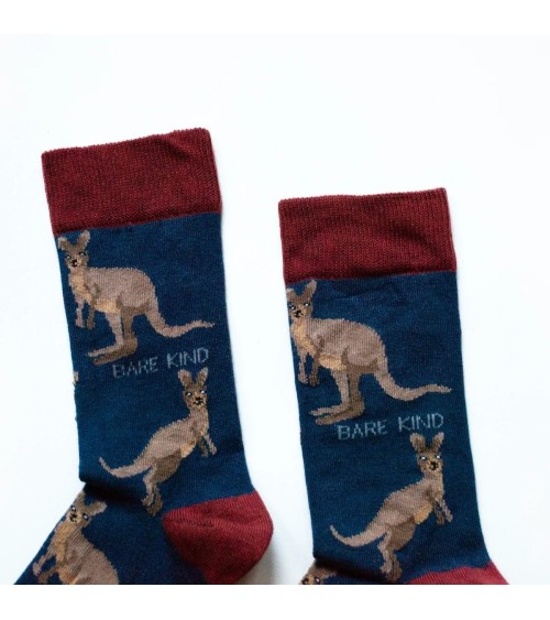 Sauver les Wallabys - Chaussettes en bambou Bare Kind jolies pour femme originales pour homme chausset rigolotes drole Suisse