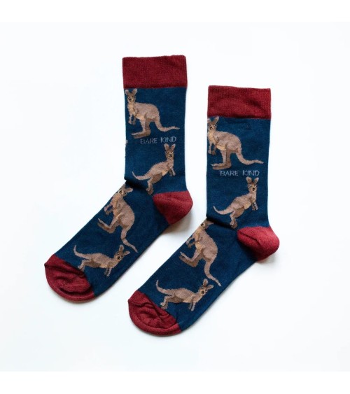 Sauver les Wallabys - Chaussettes en bambou Bare Kind jolies pour femme originales pour homme chausset rigolotes drole Suisse