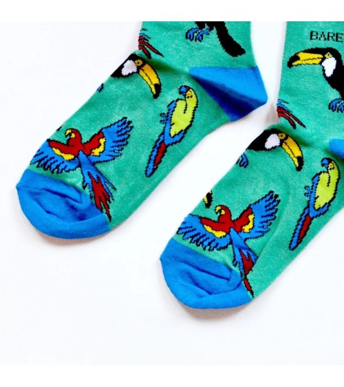 Sauvez les Toucans - Chaussettes en bambou Bare Kind jolies pour femme originales pour homme chausset rigolotes drole Suisse