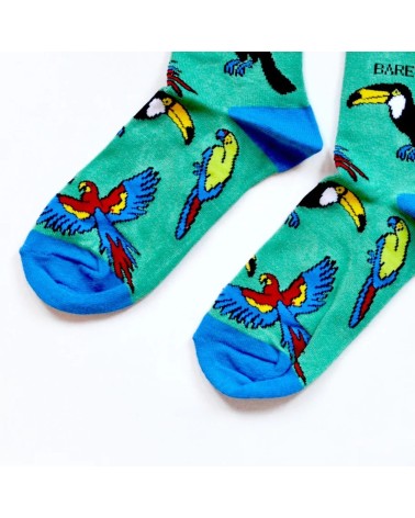 Save the Toucans - Bambou Socks Bare Kind funny crazy cute cool best pop socks for women men