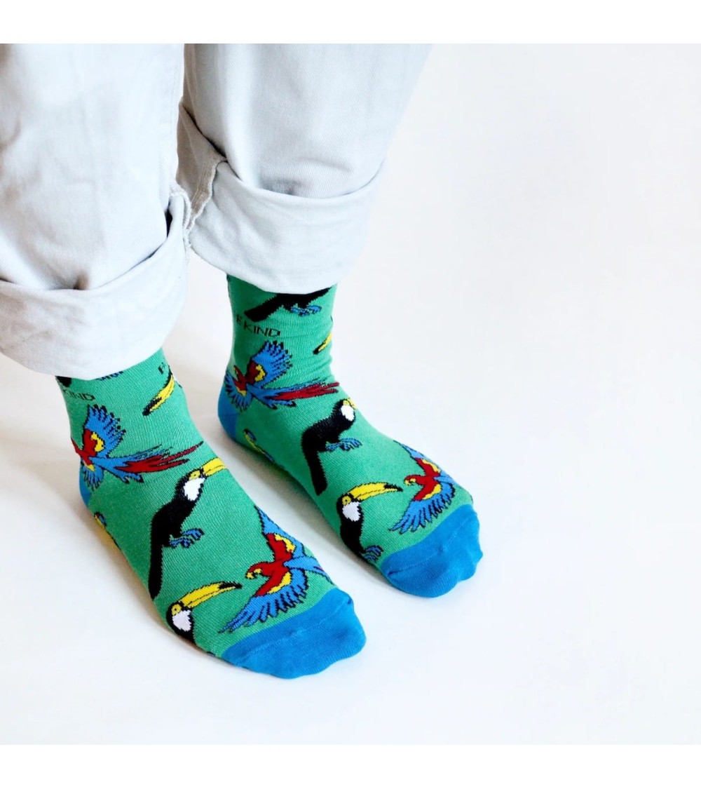 Rettet die Tukane - Bambus Socken Bare Kind socke kuschelsocken für damen lustig herren farbige coole socken