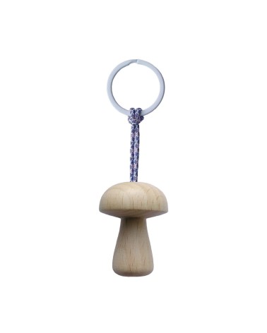 Champignon Nr. 3 - Porte clés en bois 5mm Paper idée cadeau original suisse