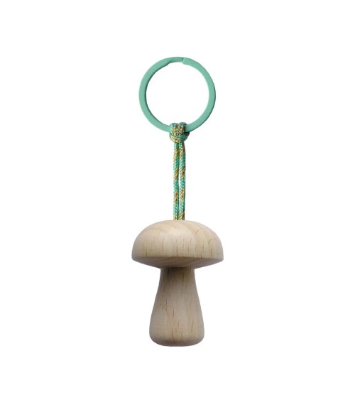 Champignon Nr. 3 - Porte clés en bois 5mm Paper idée cadeau original suisse