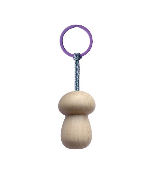 Pilz Nr. 5 - Schlüsselanhänger aus Holz 5mm Paper geschenkidee schweiz kaufen