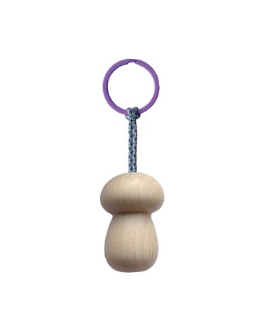Pilz Nr. 5 - Schlüsselanhänger aus Holz 5mm Paper geschenkidee schweiz kaufen