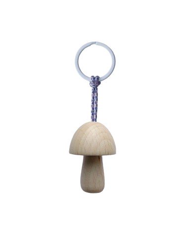 Champignon Nr. 6 - Porte clés en bois 5mm Paper idée cadeau original suisse