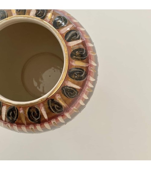 Vaso Smyrne - H. Bequet Quaregnon - Vintage kitatori mobili Oggetto di design vintage svizzera
