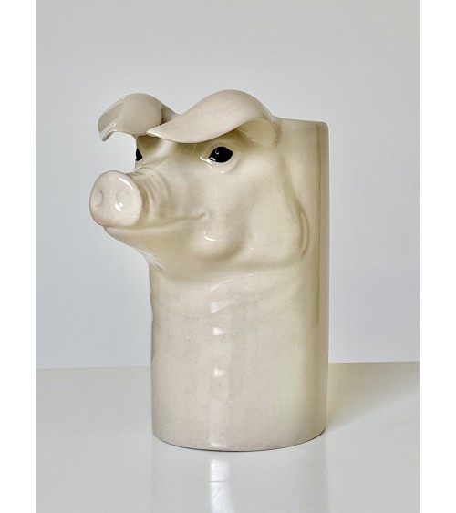 Cochon - Pot à ustensiles de cuisine Quail Ceramics original suisse